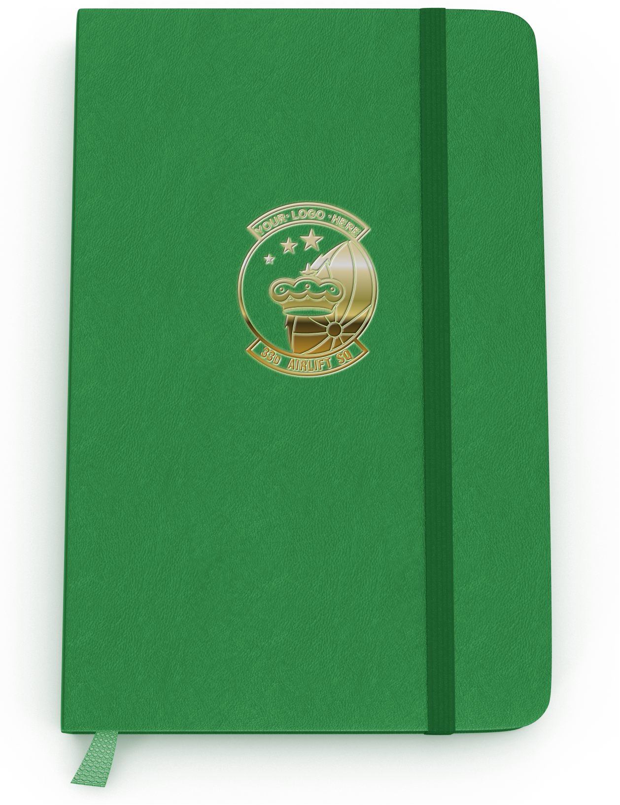 Customized notebook with patch